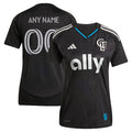 Charlotte FC adidas Women's 2025 Fortress Kit Replica Custom Jersey - Black