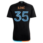 Mitja Ilenič New York City FC adidas 2024 24/7 Kit Replica Player Jersey - Black
