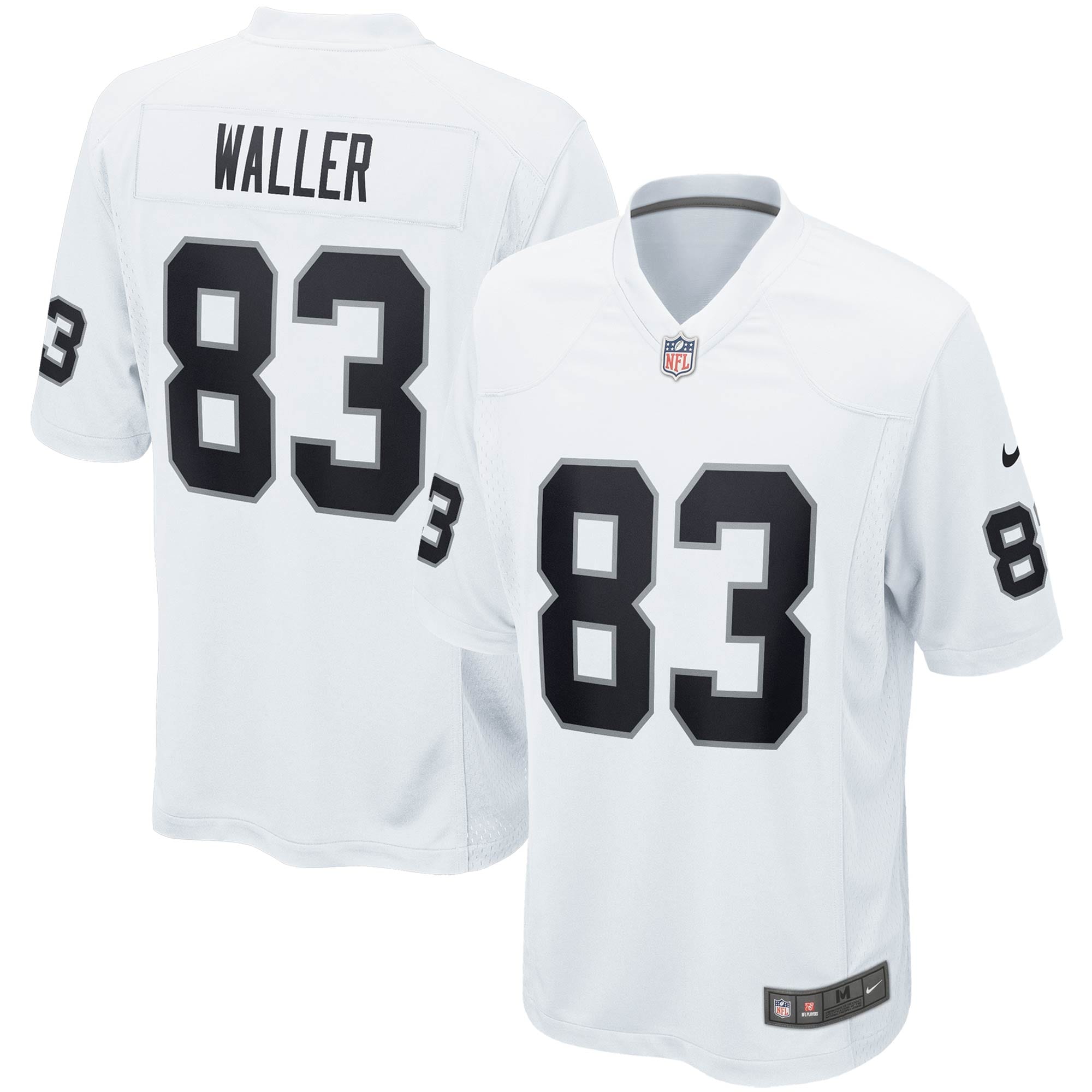 Darren Waller Las Vegas Raiders Nike Game Player Jersey - Black/White
