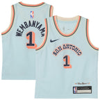 Victor Wembanyama San Antonio Spurs Nike Toddler 2024/25 Swingman Player Jersey - City Edition - Light Blue