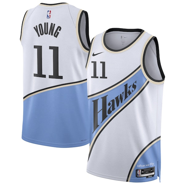 Trae Young Atlanta Hawks Nike Unisex 2024/25 Swingman Player Jersey - City Edition - White