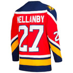 Scott Mellanby Florida Panthers Alternate Captain's Patch 1995/96 Blue Line Player Jersey - Red