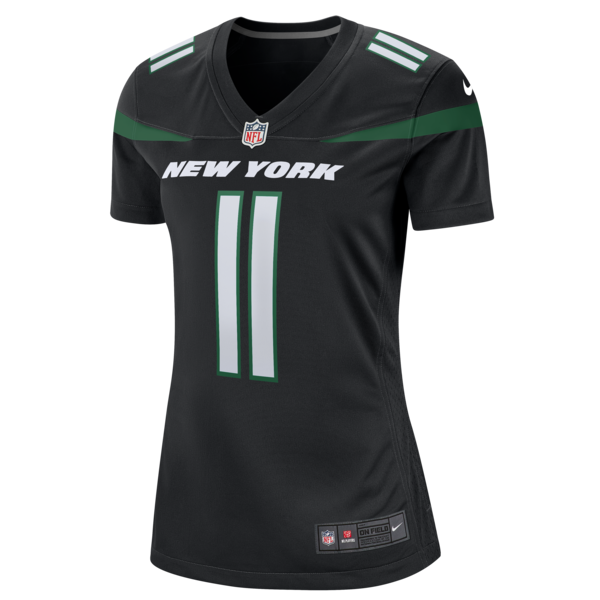 Jermaine Johnson II New York Jets Nike Women's Alternate Game Jersey - Stealth Black