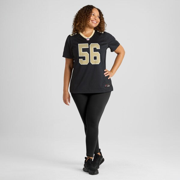 Demario Davis New Orleans Saints Nike Women's  Game Jersey -  Black