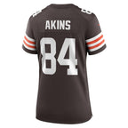Jordan Akins Cleveland Browns Nike Women's Game Player Jersey - Brown