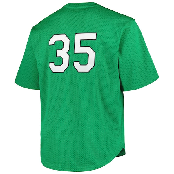 Frank Thomas Chicago White Sox Profile Big & Tall Cooperstown Collection Mesh Batting Practice Jersey - Kelly Green/Black