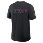 New York Jets Nike 2025 NFL Crucial Catch Tri-Blend Dri-FIT T-Shirt - Black