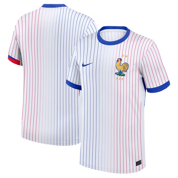 France National Team Nike Youth 2024 Away Replica Blank Jersey - White