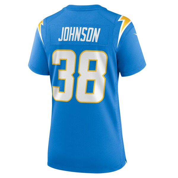 Emany Johnson Los Angeles Chargers Nike Women's Team Game Jersey -  Powder Blue