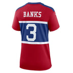 Deonte Banks New York Giants Nike Women's Alternate Player Game Jersey - Century Red