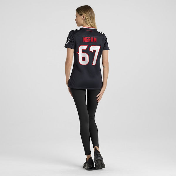 Ed Ingram Houston Texans Nike Women's Team Game Jersey -  Navy