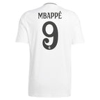 Kylian Mbappé Los Merengues adidas Youth 2024/25 Home Replica Player Jersey - White
