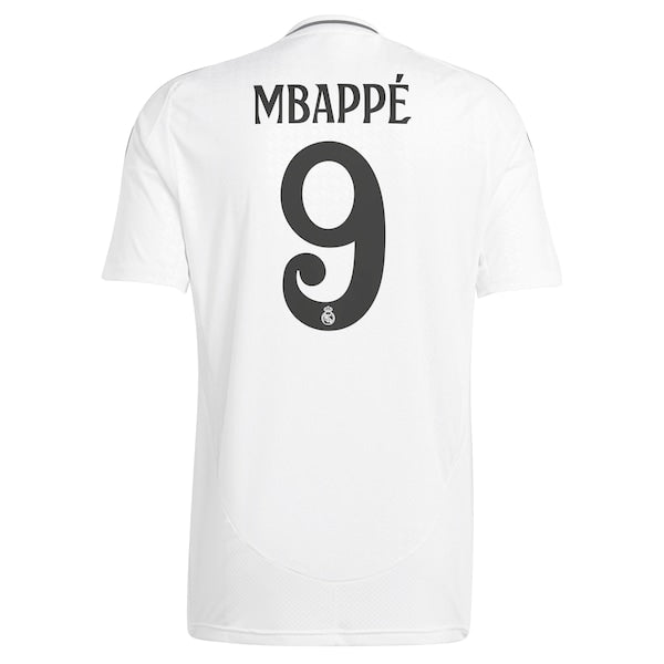 Kylian Mbappé Los Merengues adidas Youth 2024/25 Home Replica Player Jersey - White