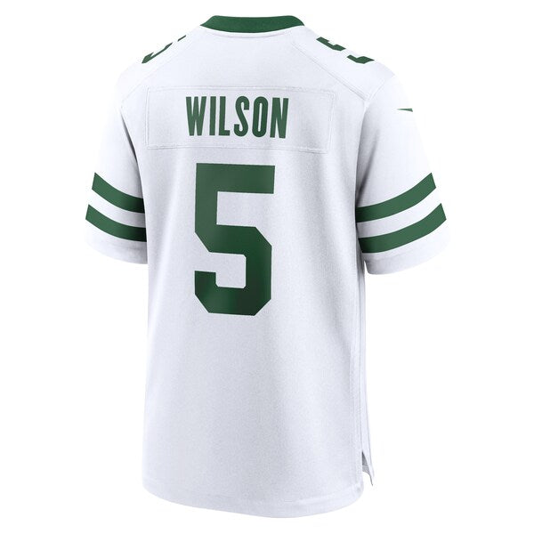 Garrett Wilson New York Jets Nike Game Jersey - Legacy White/Black/Green