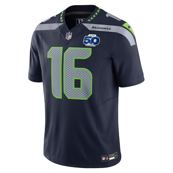 Tyler Lockett Seattle Seahawks Nike Team 50th Season Vapor F.U.S.E. Limited Jersey - College Navy
