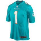 Tua Tagovailoa Miami Dolphins Nike Player Game Jersey - Aqua/White
