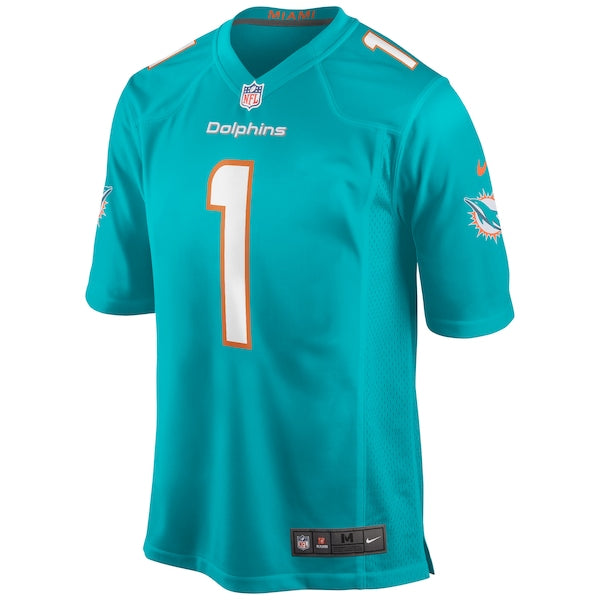 Tua Tagovailoa Miami Dolphins Nike Player Game Jersey - Aqua/White