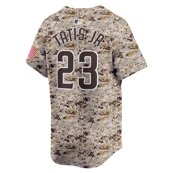 Fernando Tatis Jr. San Diego Padres Nike 2nd Alternate Limited Player Jersey – Tan