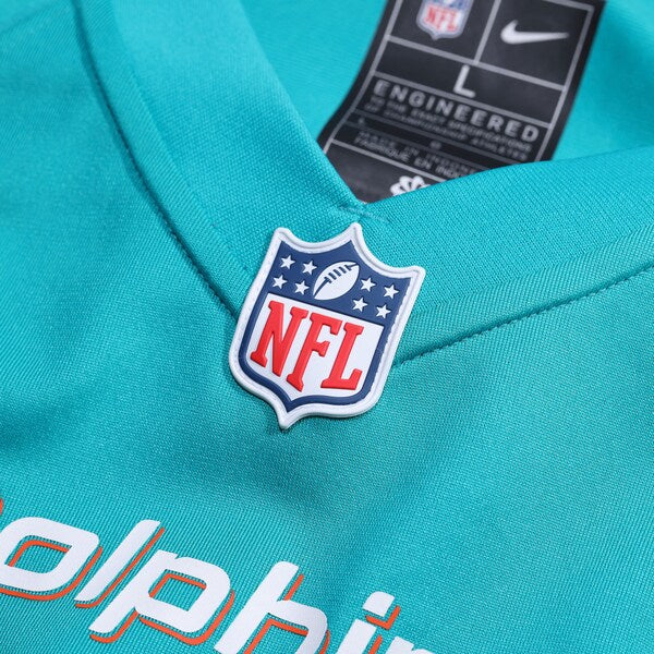 Julian Hill Miami Dolphins Nike  Game Jersey -  Aqua