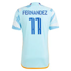 Omir Fernandez Colorado Rapids adidas 2024 New Day Kit Replica Player Jersey - Light Blue
