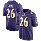 Geno Stone Baltimore Ravens Nike Game Jersey - Purple