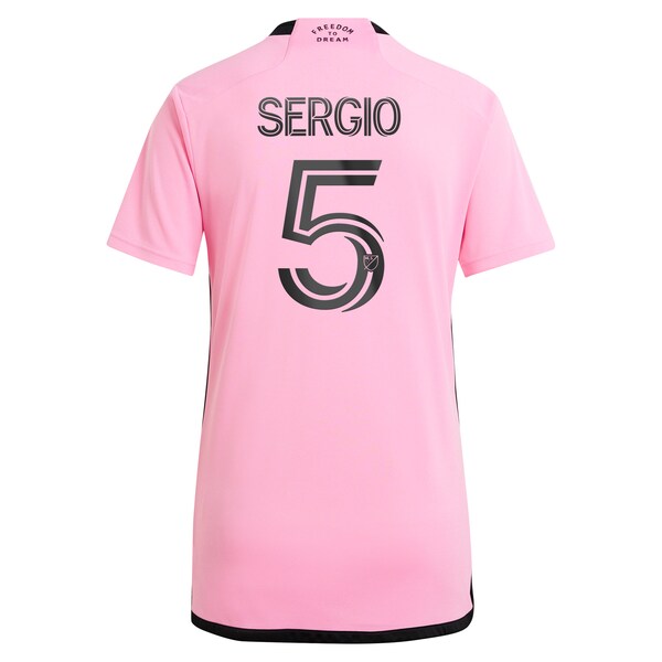 Sergio Busquets Inter Miami CF adidas Women's 2024 2getherness Replica Player Jersey - Pink