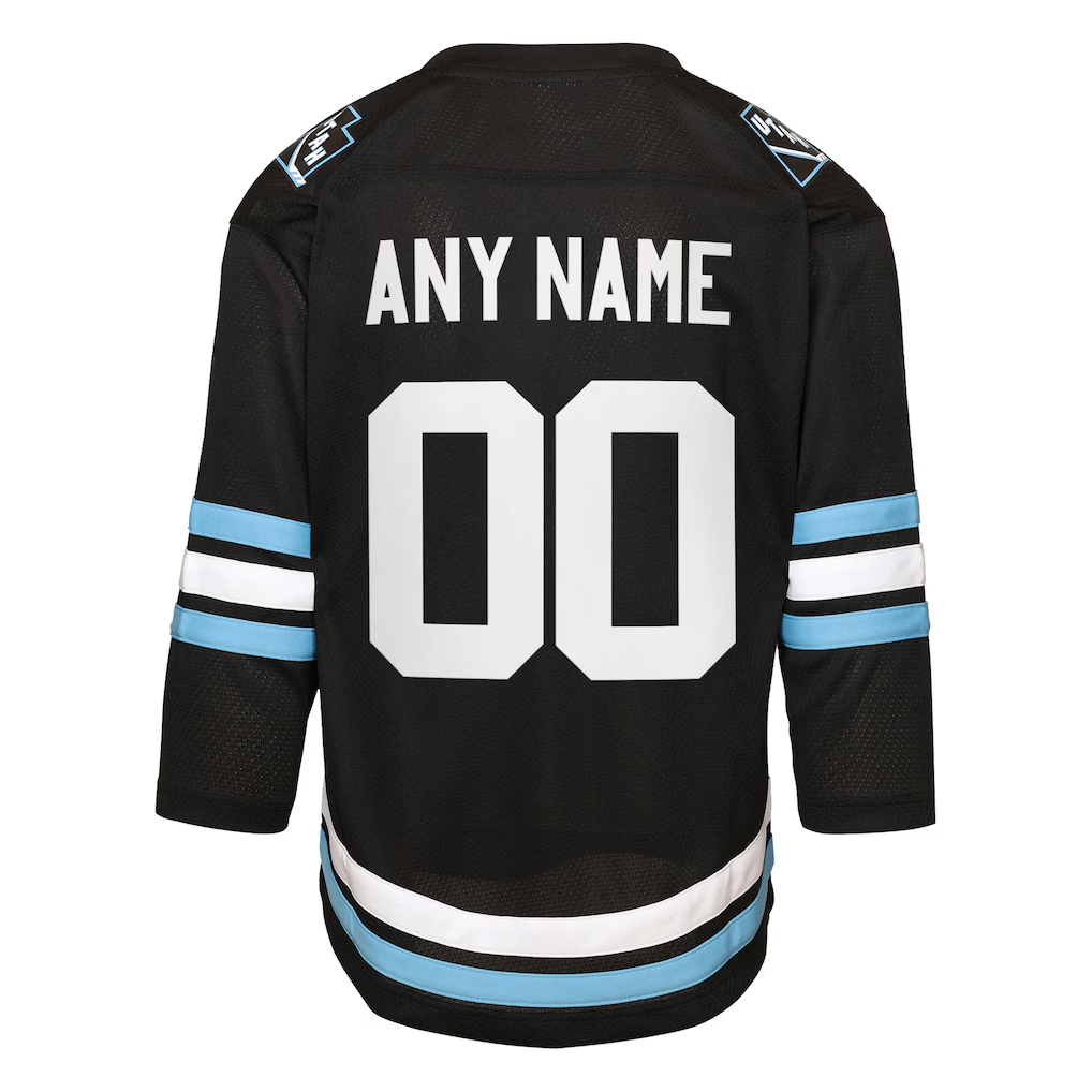 Utah Mammoth Home Replica Custom Jersey - Black