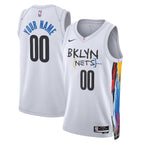 Brooklyn Nets Nike Unisex 2022/23 Swingman Custom Jersey - City Edition - White