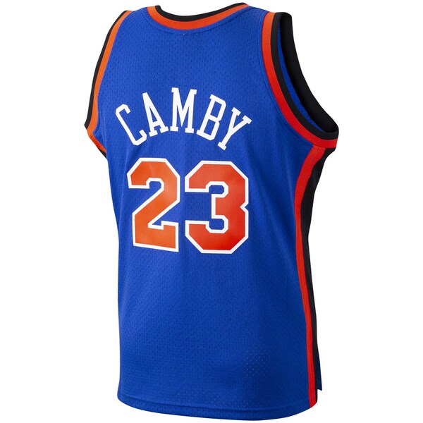 Marcus Camby New York Knicks 1998/99 Hardwood Classics Swingman Jersey - Blue