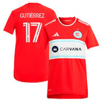 Brian Gutierrez Chicago Fire adidas Women's 2024 Return To Red Replica Player Jersey - Red