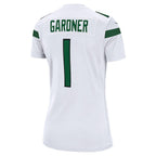 Ahmad Sauce Gardner New York Jets Nike Women's Player Jersey - White/Green