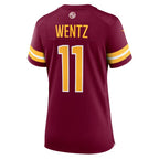 Carson Wentz Washington Commanders Nike Women's Game Jersey - Burgundy/Black/White