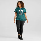 Charley Hughlett Philadelphia Eagles Nike Women's Team Game Jersey - Midnight Green