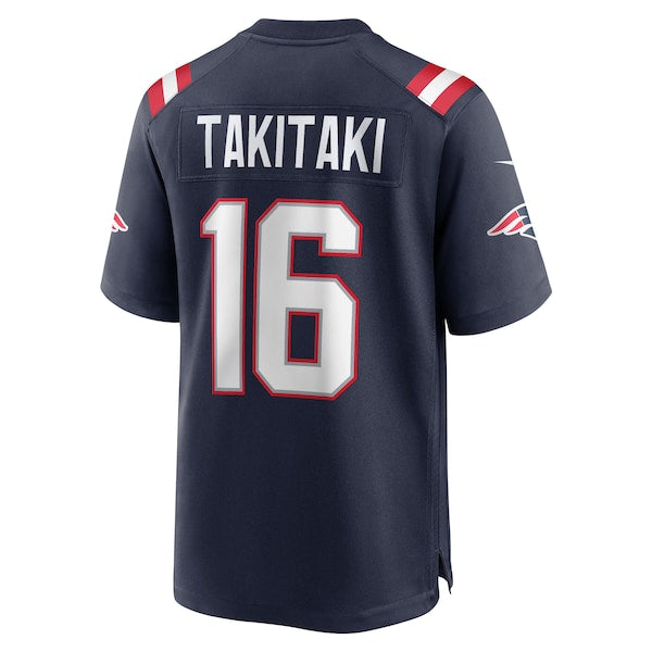 Sione Takitaki New England Patriots Nike  Game Jersey -  Navy