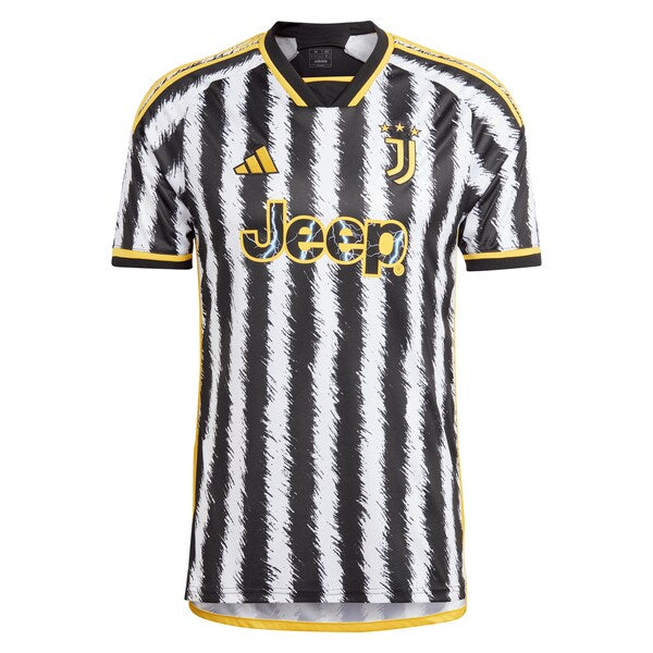 Timothy Weah Juventus adidas 2023/24 Home Replica Player Jersey - Black/Gray/White