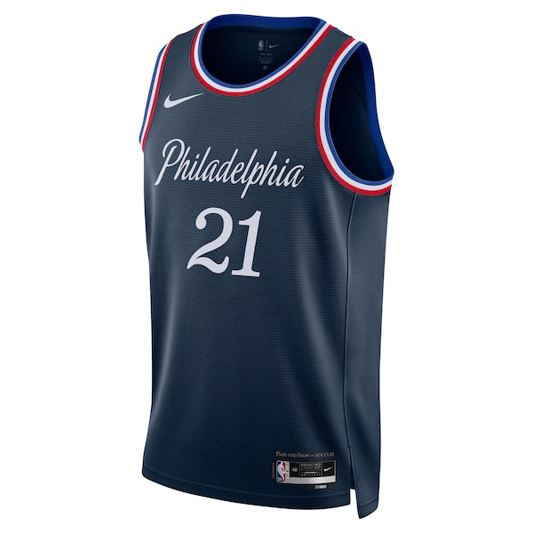 Joel Embiid Philadelphia 76ers Nike Unisex 2025/26 Swingman Jersey - Navy - City Edition