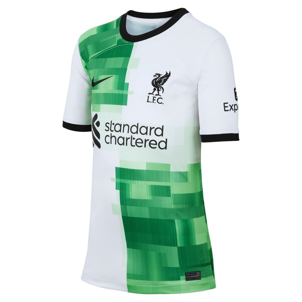 Alexis Mac Allister Liverpool Nike Youth 2023/24 Away Replica Player Jersey - White