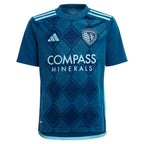 Sporting Kansas City adidas Youth 2024 Diamonds Our Forever Replica Jersey – Navy