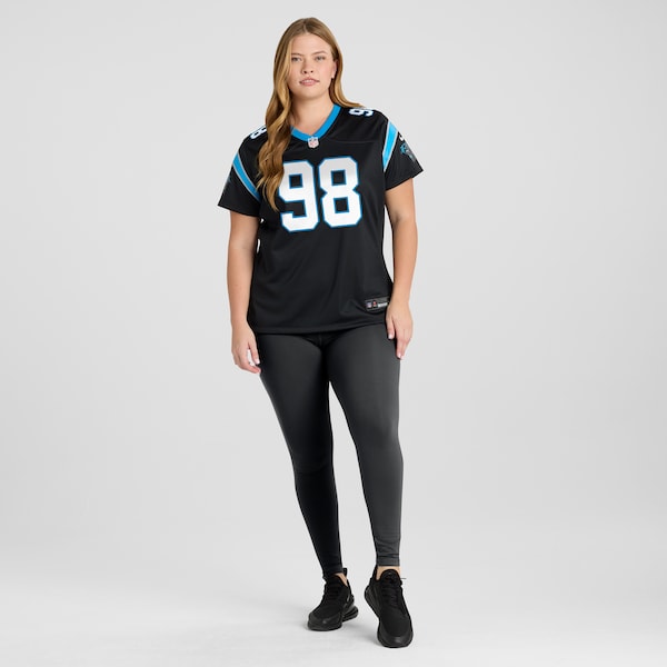D.J. Wonnum Carolina Panthers Nike Women's  Game Jersey -  Black