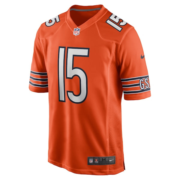 Rome Odunze Chicago Bears Nike Alternate Game Jersey -  Orange/White