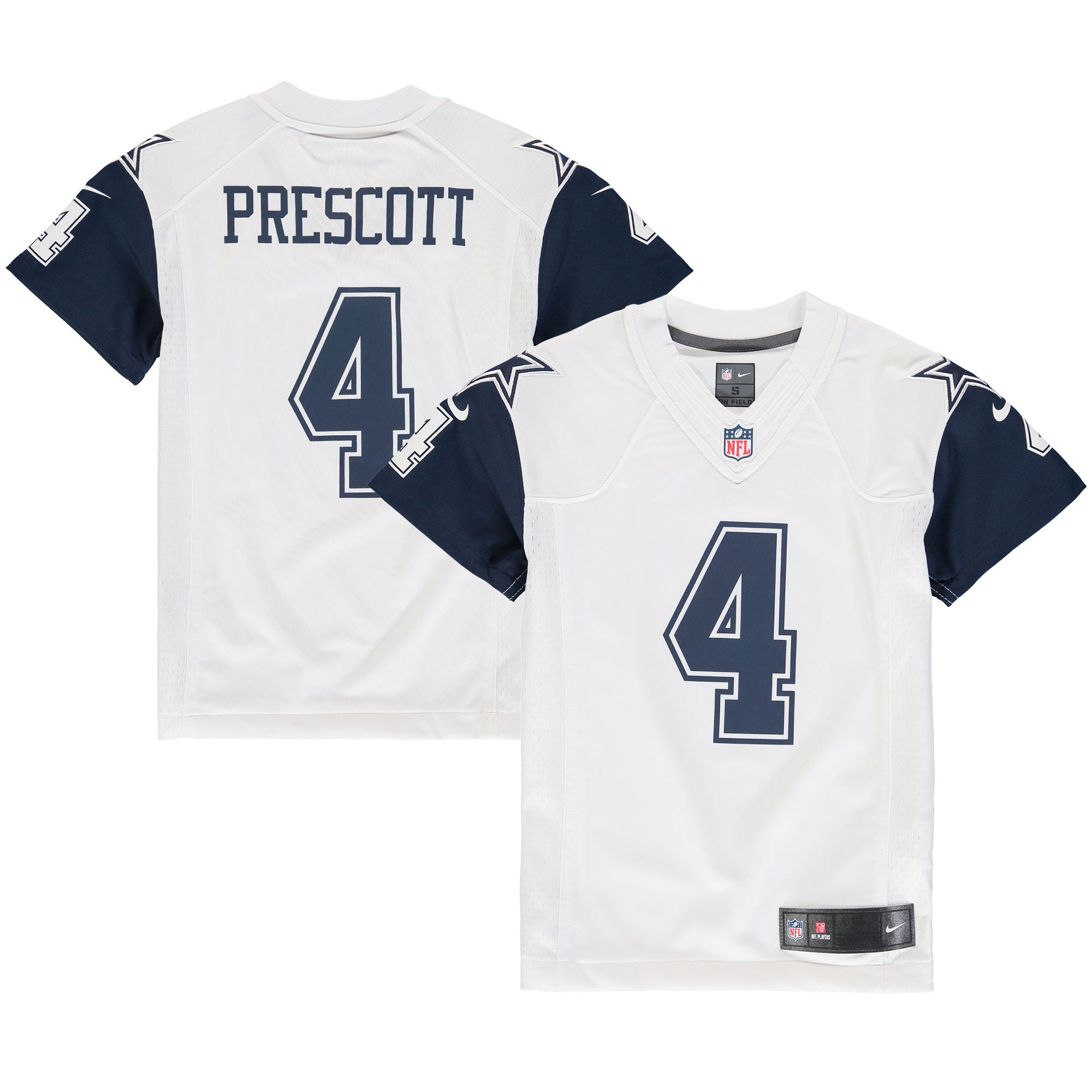 Dak Prescott Dallas Cowboys Nike Youth Game Jersey - Navy/White