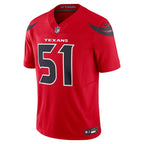 Will Anderson Jr. Houston Texans Nike Alternate Vapor F.U.S.E. Limited Jersey - Red