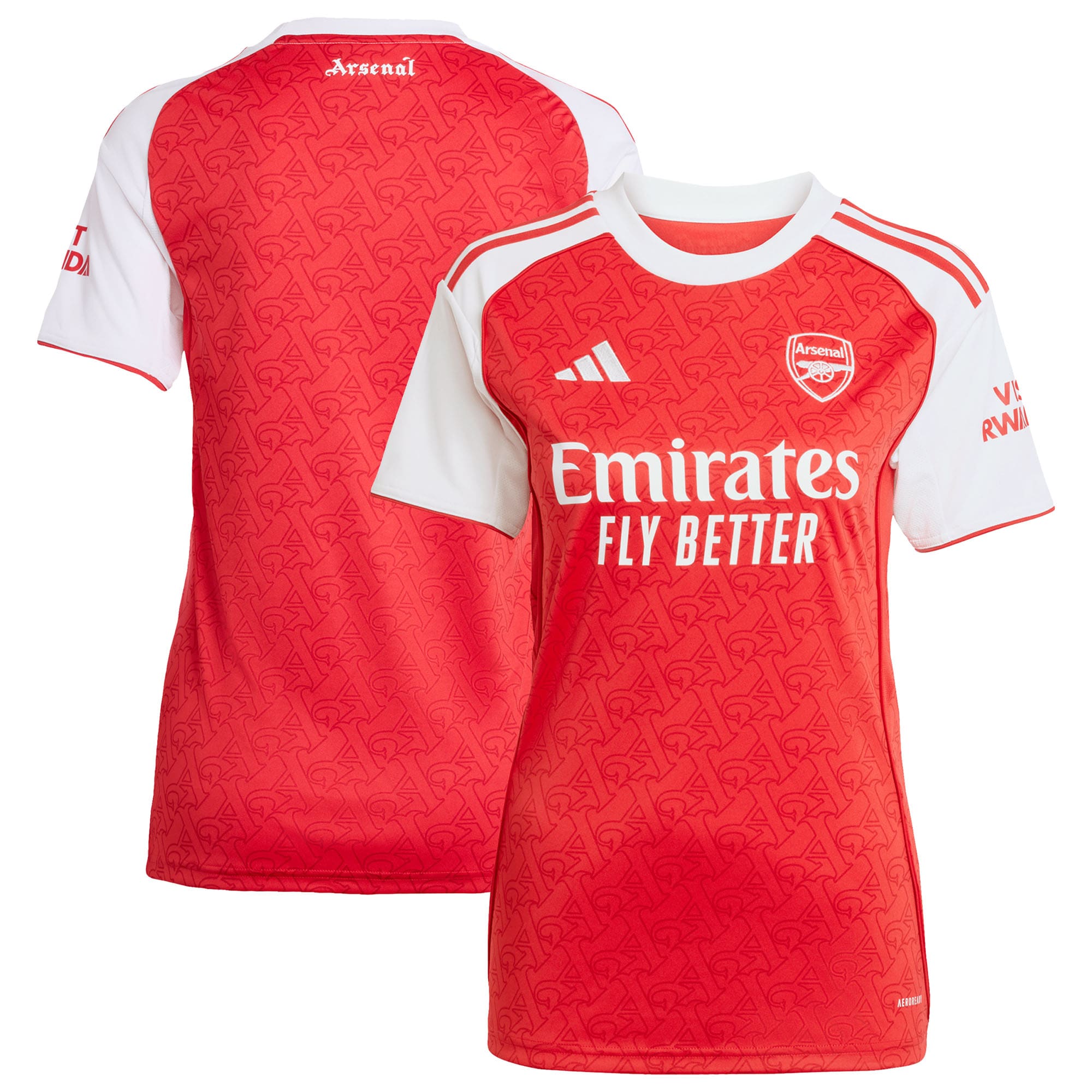 Arsenal adidas Women's 2025/26 Away Replica Jersey - Blue/Red