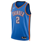 Shai Gilgeous-Alexander Oklahoma City Thunder Nike Unisex 2025 NBA Finals Swingman Jersey - Icon Edition - Blue
