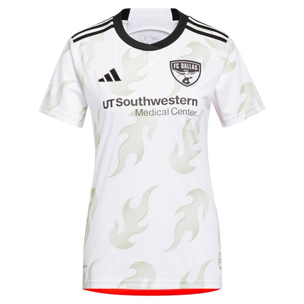 Jesus Ferreira FC Dallas adidas Women's 2024 Burn Baby Burn Replica Player Jersey - White