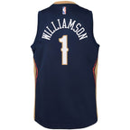 Zion Williamson New Orleans Pelicans Nike Youth Swingman Jersey - Icon Edition - Navy/White