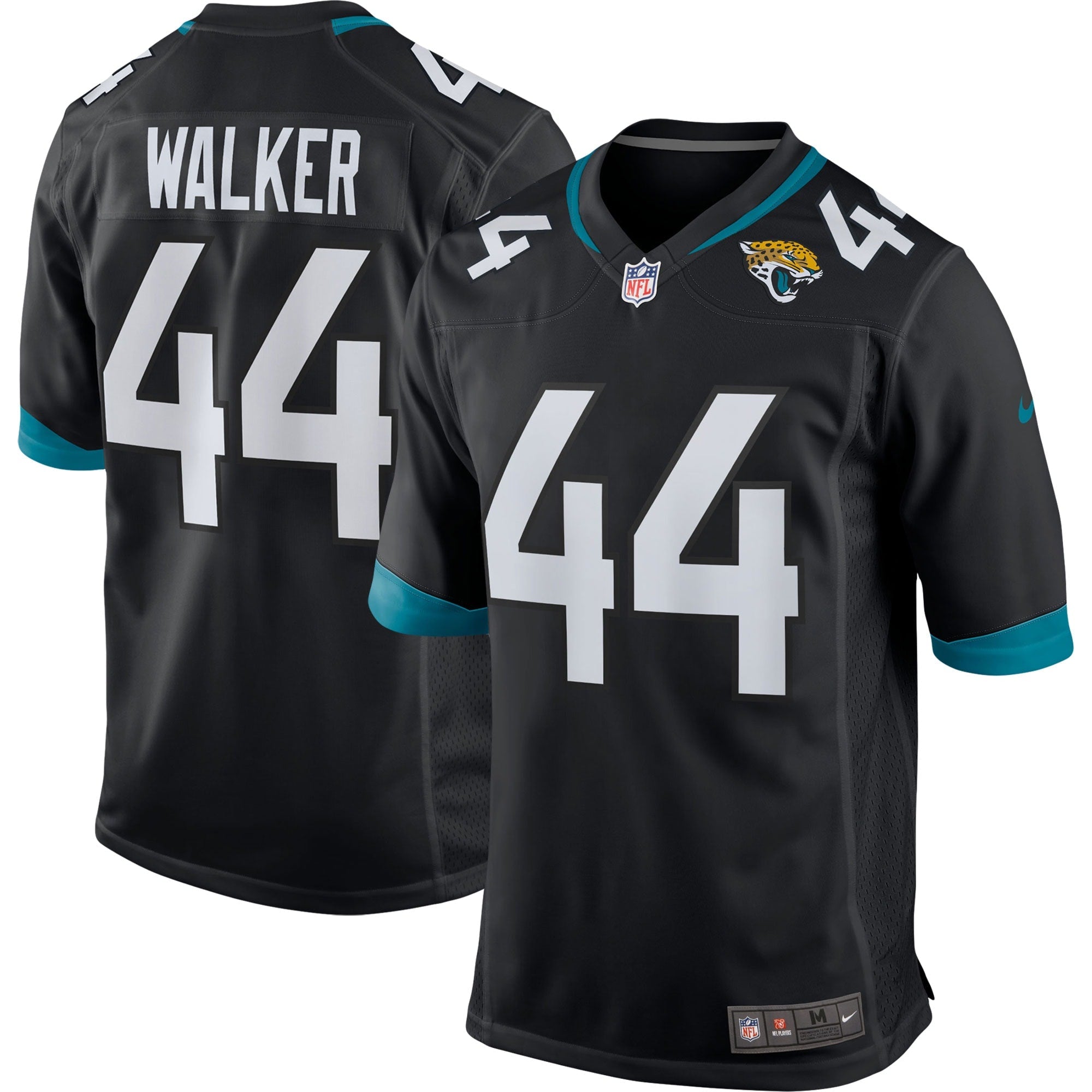 Travon Walker Jacksonville Jaguars Nike Player Game Jersey - White/Black/Teal