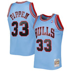 Scottie Pippen Chicago Bulls 1997-98 Hardwood Classics Reload 3.0 Swingman Jersey - Light Blue