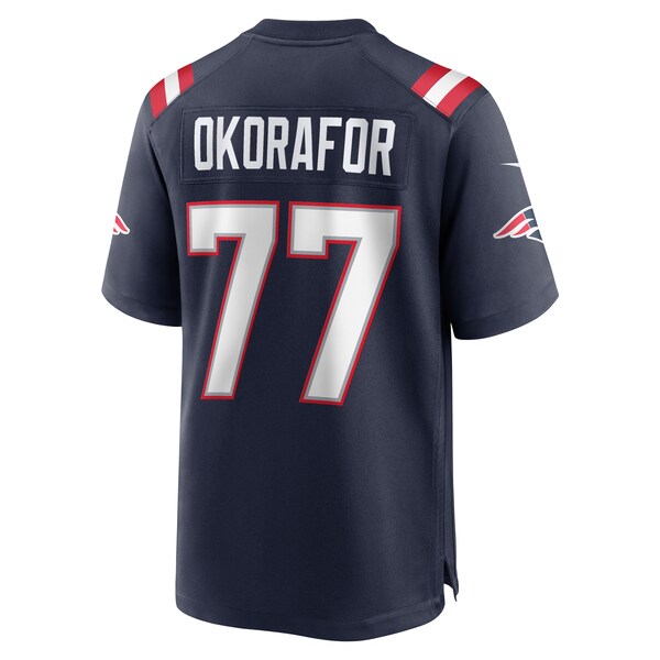 Chukwuma Okorafor New England Patriots Nike  Game Jersey -  Navy