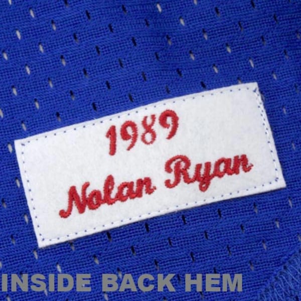 Nolan Ryan Texas Rangers 1989 Authentic Cooperstown Collection Mesh Batting Practice Jersey - Royal